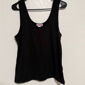 Trixxi Black Tank Top